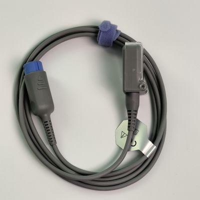 REF SHEC3 Cabo de extensão de oxigénio sanguíneo 2M Cabeça Redonda Azul Single Slot 7 Pin L 2,0 metros
