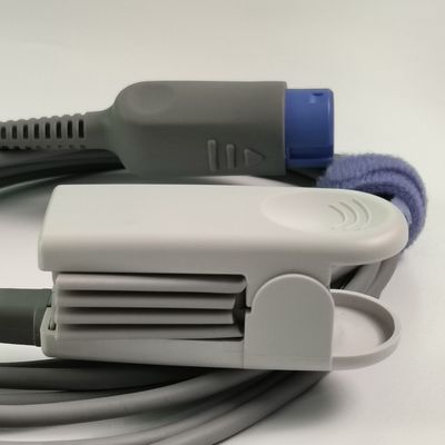 Sete Agulhas Finger Clip Integrado Sonda de Oxigénio Sangue Sensor de Oxigénio Sangue Adulto 2,5M Reutilizável REF SH1