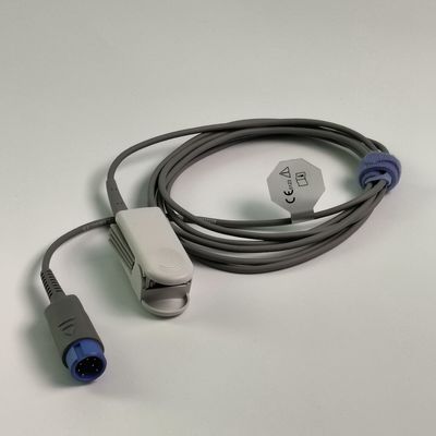 Sete Agulhas Finger Clip Integrado Sonda de Oxigénio Sangue Sensor de Oxigénio Sangue Adulto 2,5M Reutilizável REF SH1