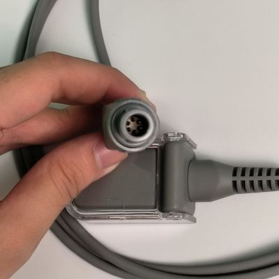 SHEC1 cabo de extensão de sonda de oxigénio do sangue 2M DB9 adaptador para LEMO plugue 6 pin slot duplo L2.0m