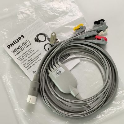 PHILIP Monitor do Paciente Original 5 Set IEC de Chumbo REF: 989803143191