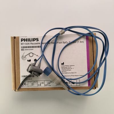 PHILIP Original M1193A Sensor de SpO2 de mão/pé neonatal reutilizável (1.5M) REF: 989803103241