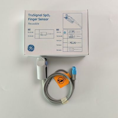 GE Original Datex-Ohmeda TruSignal SpO2 Finger Sensor Reutilizável REF: TS-F-D