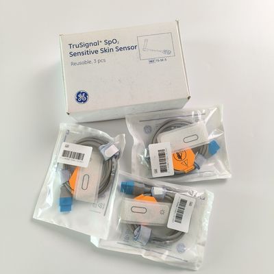 Datex-Ohmeda TruSignal Sensor de pele sensível ao SpO2 Reutilizável 3 Pcs.