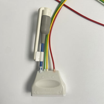 Três guias de pinça europeia padrão com conector de oxigénio no sangue ECG 3 gravatores de chumbo REF:989803171911