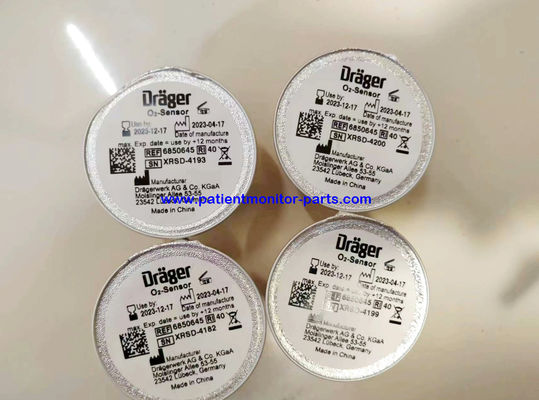 Bateria de oxigénio Drager de importação original, Sensor de oxigénio paramagnético clássico para Evit 4, Número de encomenda: 6850645