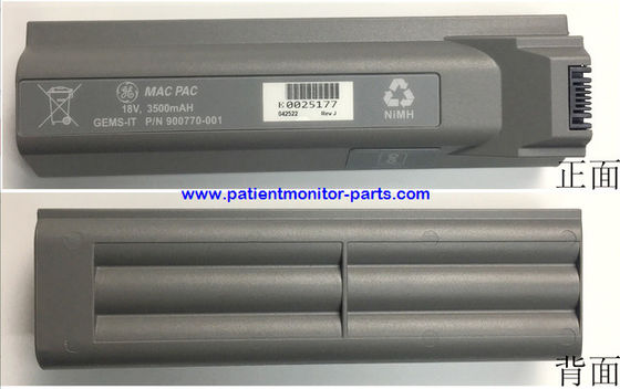GE MAC3500 MAC5000 MAC5500 Máquina de eletrocardiograma Bateria PN 900770-001 18V,3500mAh