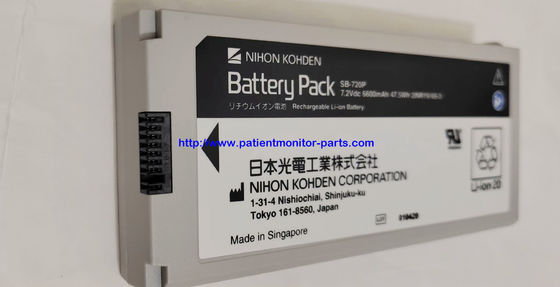 NIHON KOHDEN Monitor de doentes Bateria original SB-720P 7.2 V 6600 Mah 47.5Wh 21NR19/65-3