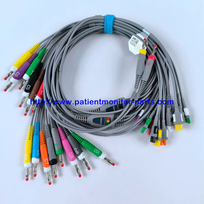 EDAN ECG CABLE 18-Lead 4MM Banana IEC Reutilizável REF EL16DIB181 IPN 01.57.471394