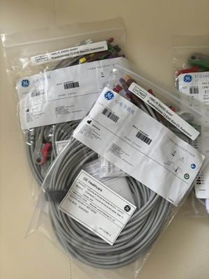 GE 2104749-001 -Conjunto 10 Condução de ECG e cabo de tronco,AHA