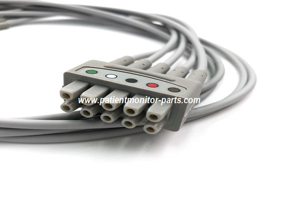 Multi-Link ECG Leadwire Grouped Set, 5 Lead Grabber AHA 74CM / 29IN PN 412681-001