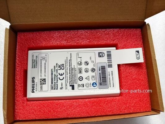PHLIPS DFM100 Bateria recarregável de iões de lítio REF 989803190371 Bateria para desfibrilador