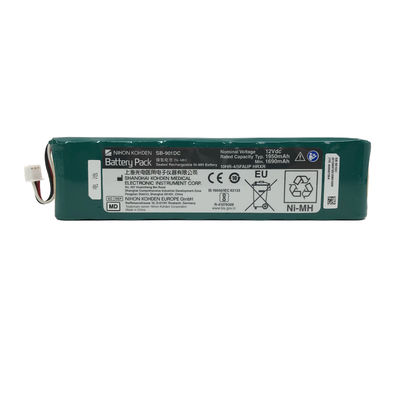 NIHON KOHDEN SB-901DC Bateria recarregável de Ni-MH selada Voltagem nominal :12Vdc Capacidade nominal Tipo:1950mAh Min:1690mAh