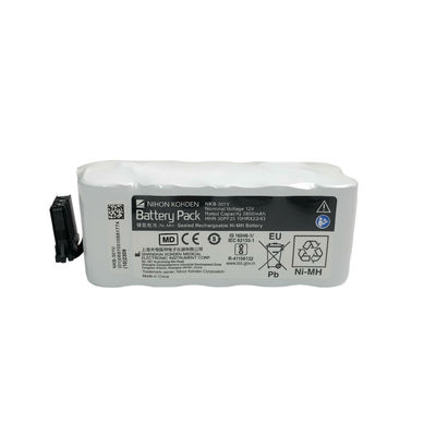 NIHONKOHDEN NKB-301V Bateria recarregável Ni-MH Selada Voltagem nominal 12v Capacidade nominal 2800mAh