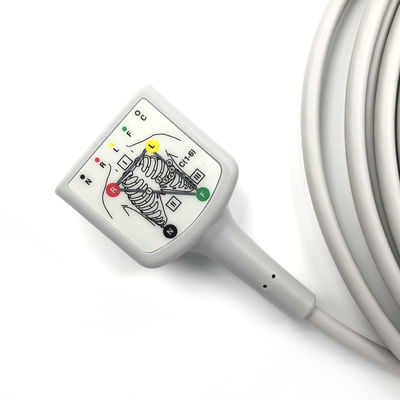 GE Ref:2106305-003 ECG Trunk Cable 3/5 de chumbo IEC,3.6m/12ft