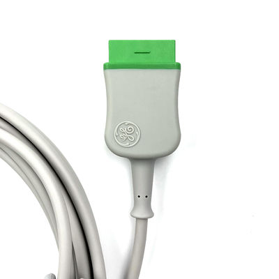 GE Ref:2106305-003 ECG Trunk Cable 3/5 de chumbo IEC,3.6m/12ft