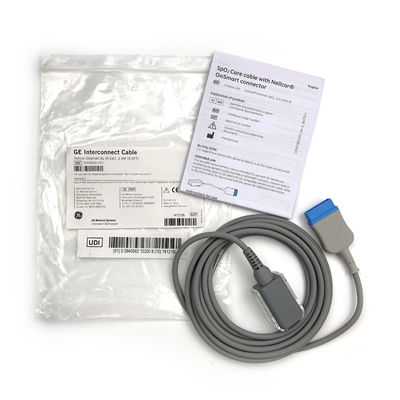 Cable de tratamento SpO2 com conector Nellcor® OxiSmart REF 2006644-001 Nellcor® OxiSmart SpO2 (2.9 M/9.5 Ft)