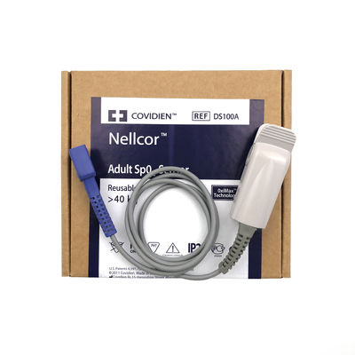 NELLOR REF DS100A Sensor de SpO2 para adultos Reutilizável com mais de 40 kg Tecnologia OxiMax