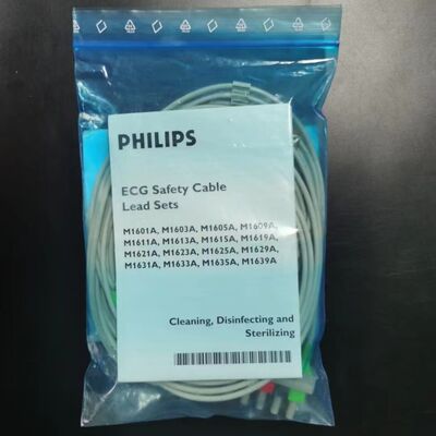 Cabo de segurança para ECG Philips M1623A (REF: 989803104511)