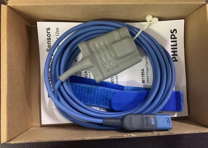 PHILIP M1191BL Sensor Spo2 para adultos Reutilizável 3m D Cabeça 8 Pins Ref 989803144381