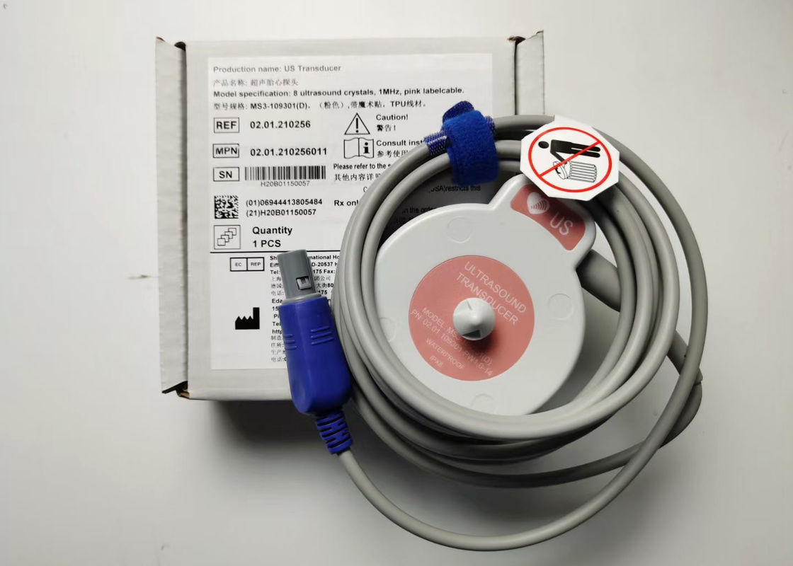 EDAN F6 Transdutor de monitoramento fetal MS3-109301 Dobremente 4 pines à prova d' água IPX8