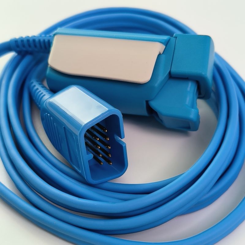 NIHON KOHDEN Monitor de doentes Finger Probe Adulto SpO2 Clip P225F MODELO:TL-201T L 1,6m