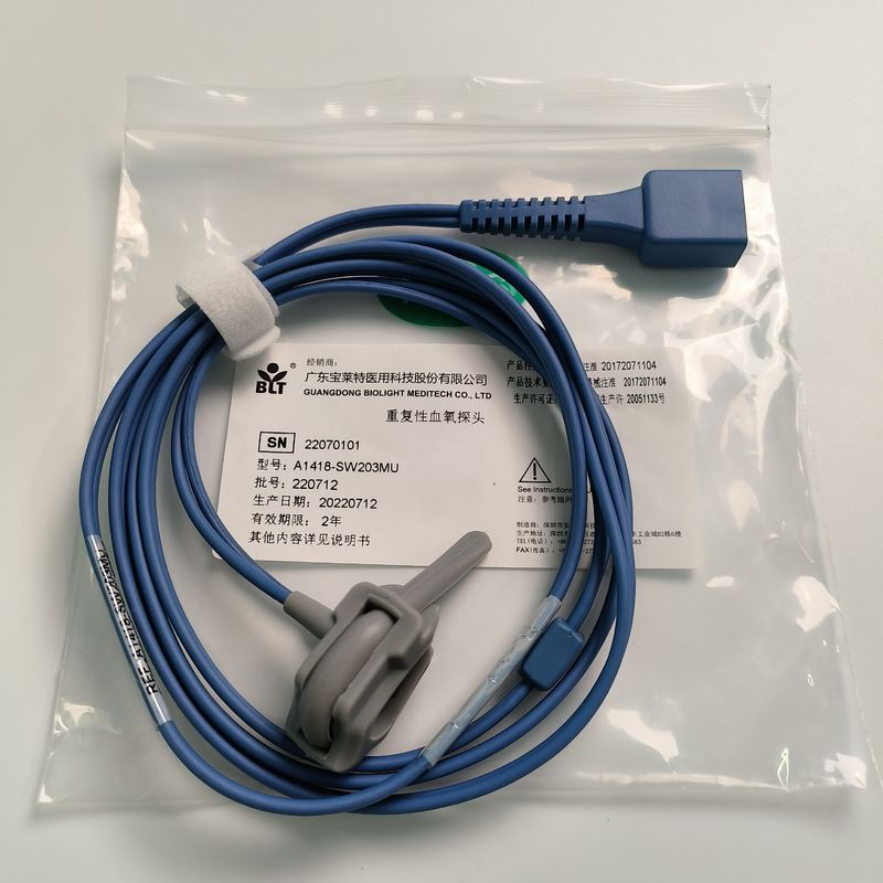 Sonda de oxigénio para sangue de recém-nascidos com 9 agulhas PN 15-100-0015 REF A1418-SW203MU