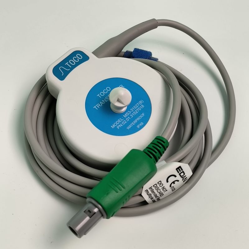 Monitorização fetal e contração uterina TOCO Probe 6 Pin Single Slot Modelo azul MS3-31527