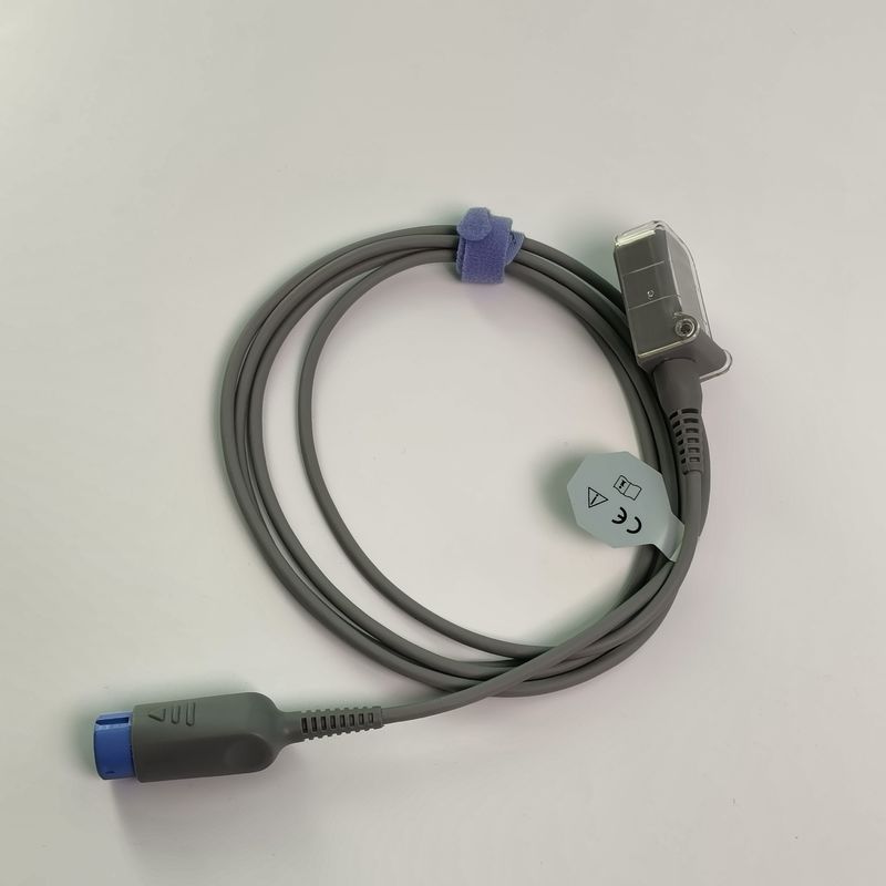 REF SHEC3 Cabo de extensão de oxigénio sanguíneo 2M Cabeça Redonda Azul Single Slot 7 Pin L 2,0 metros