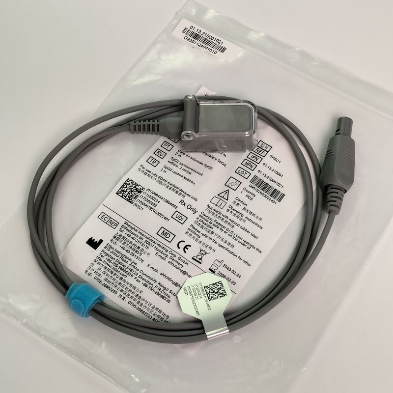 SHEC1 cabo de extensão de sonda de oxigénio do sangue 2M DB9 adaptador para LEMO plugue 6 pin slot duplo L2.0m
