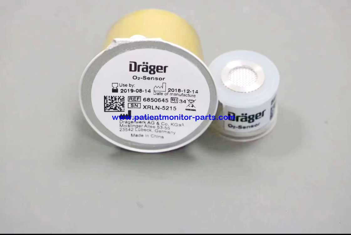 Bateria de oxigénio Drager de importação original, Sensor de oxigénio paramagnético clássico para Evit 4, Número de encomenda: 6850645